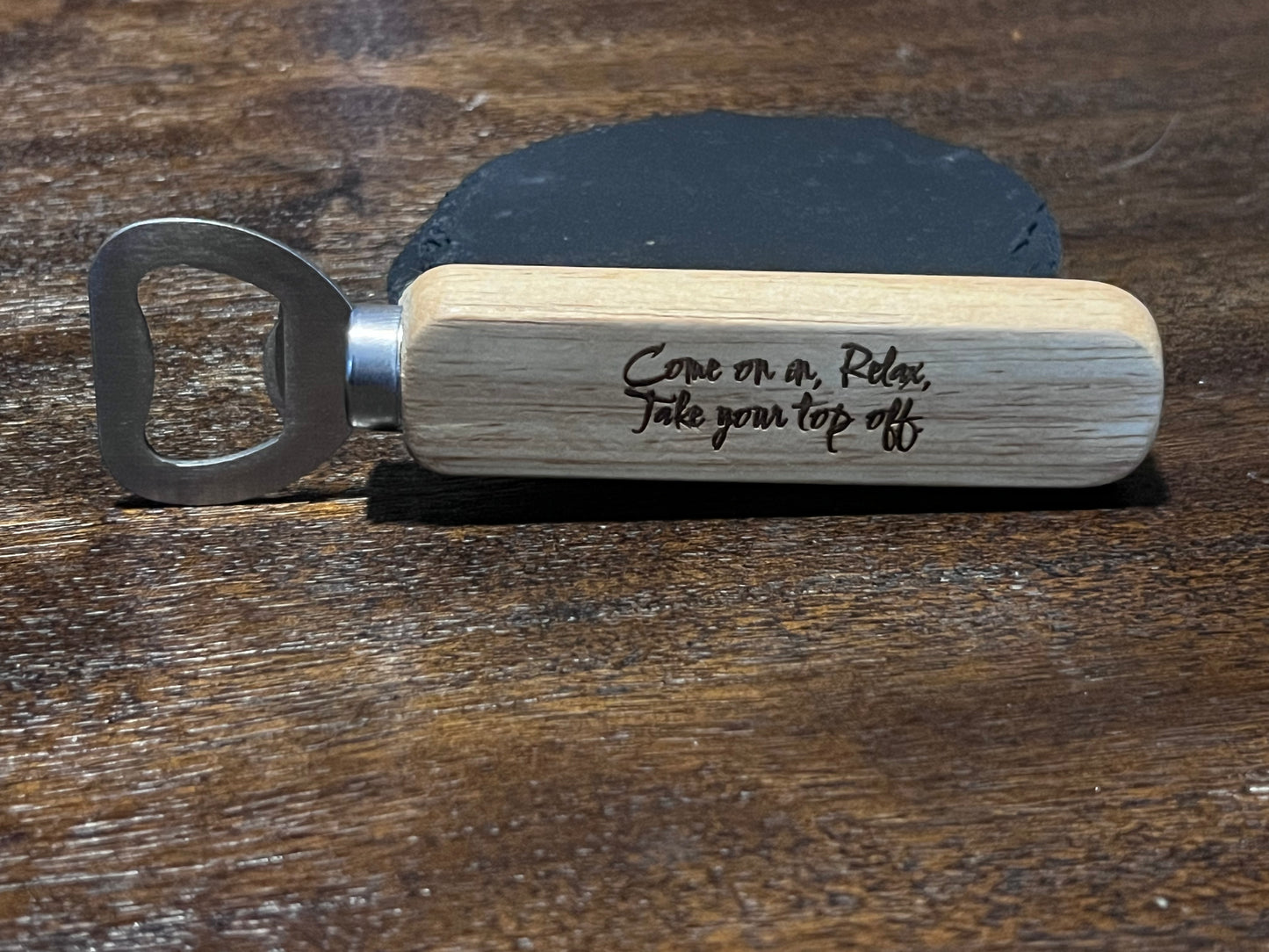Wood Handle Bottle Opener