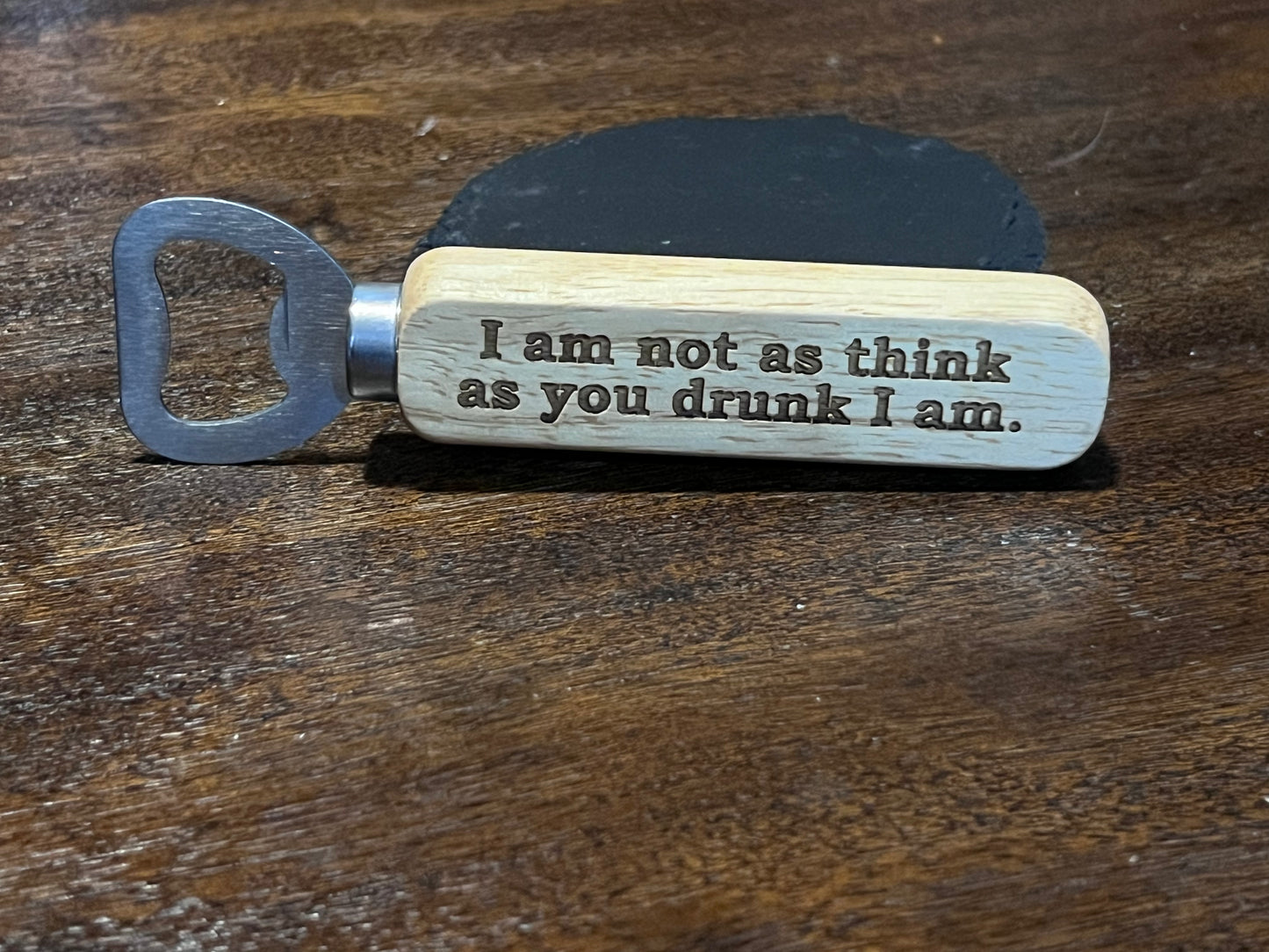 Wood Handle Bottle Opener