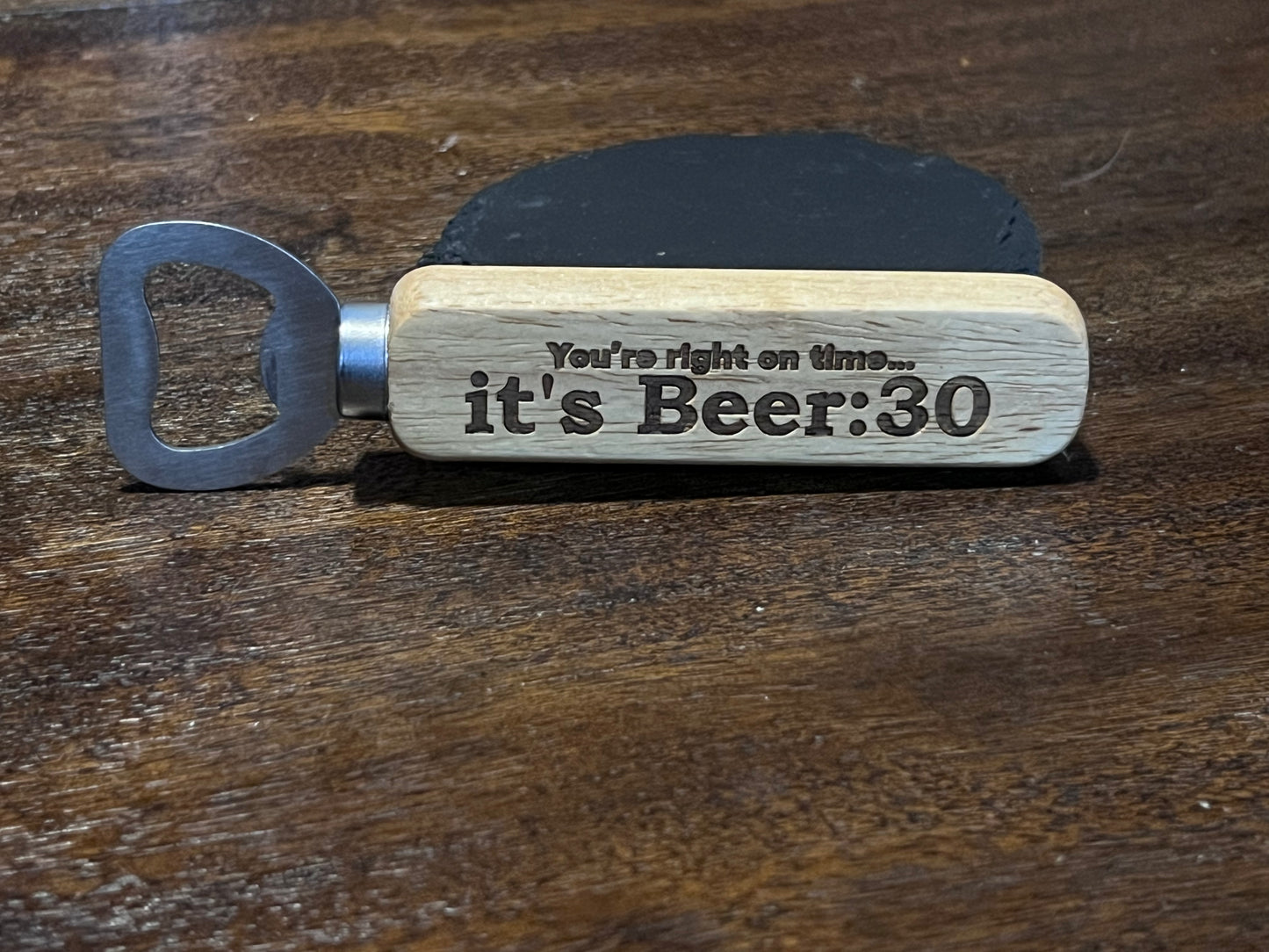 Wood Handle Bottle Opener