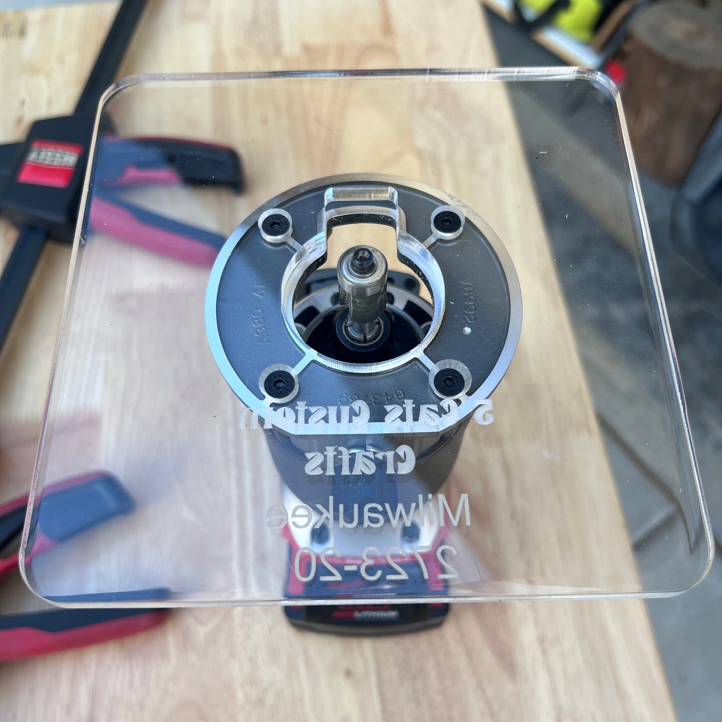 Milwaukee M18 Trim Router Base Plates