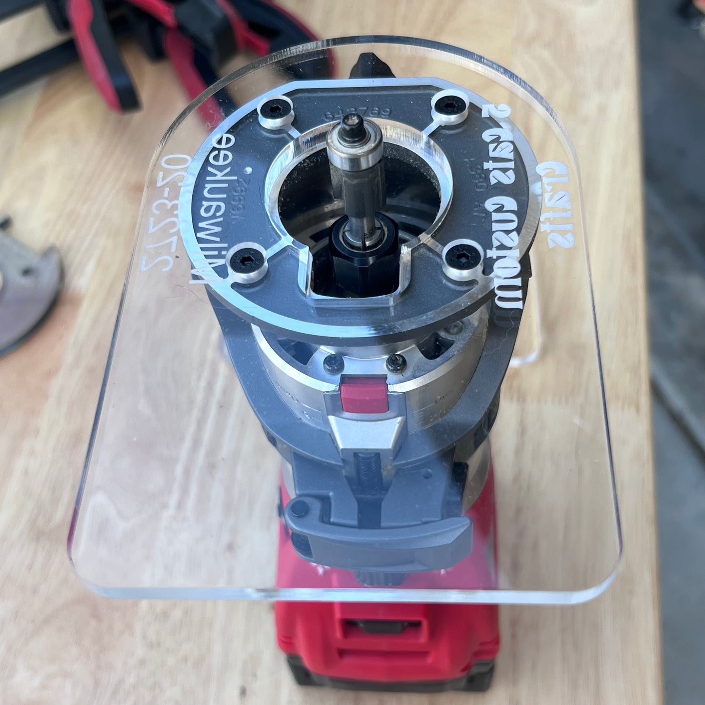 Milwaukee M18 Trim Router Base Plates