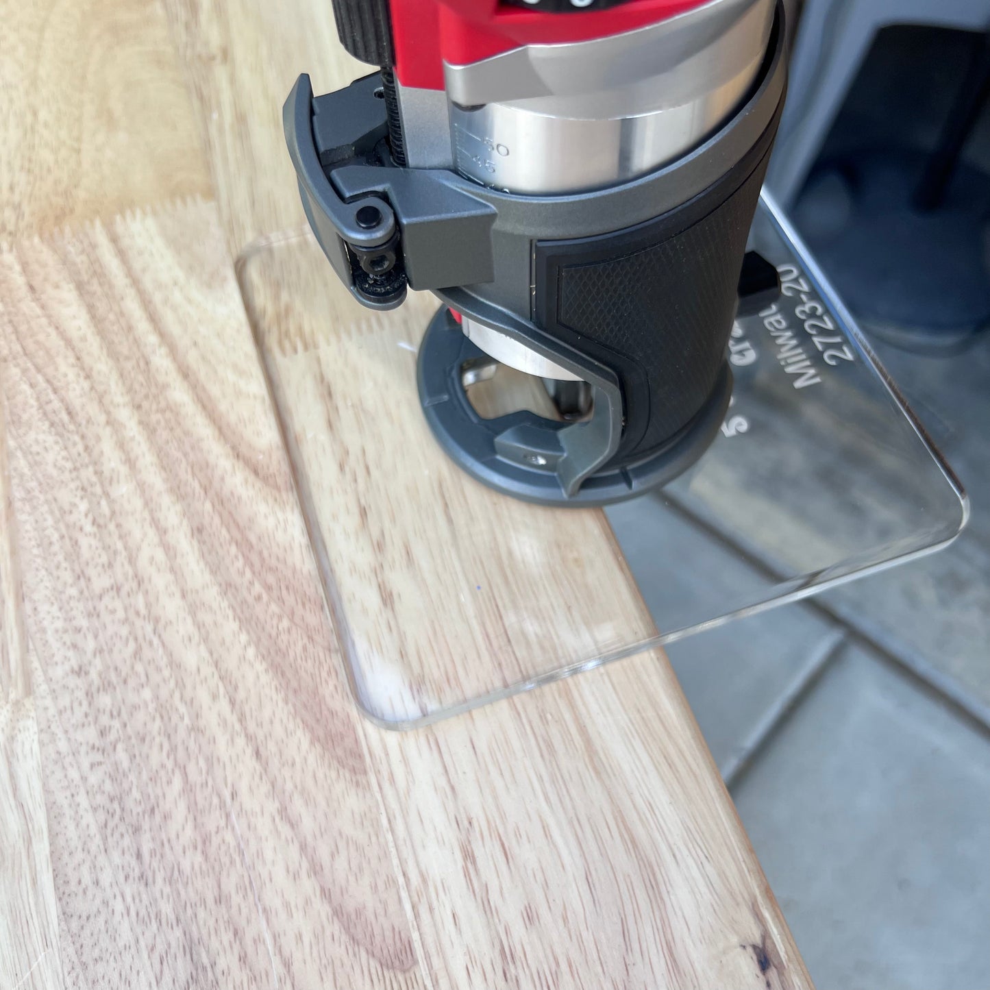 Milwaukee M18 Trim Router Base Plates