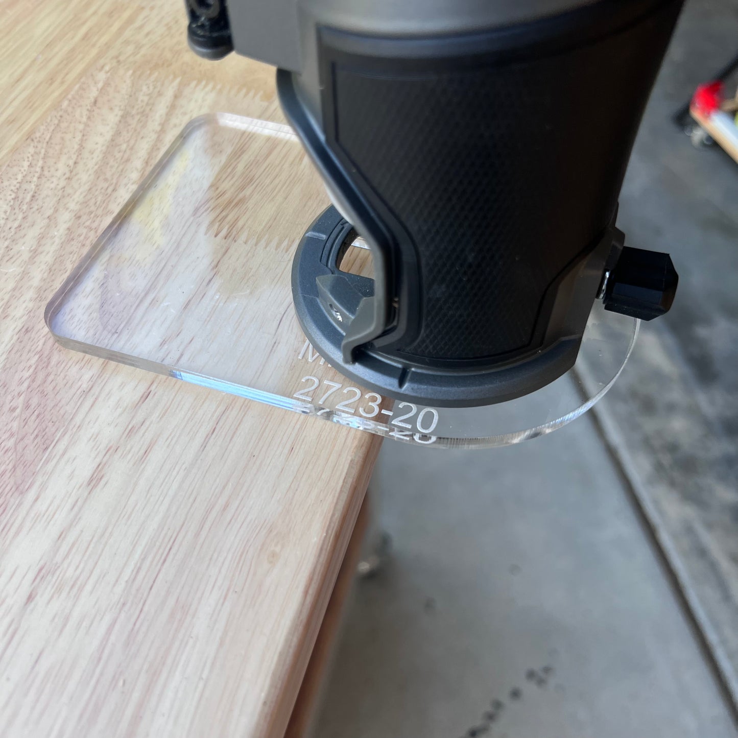 Milwaukee M18 Trim Router Base Plates