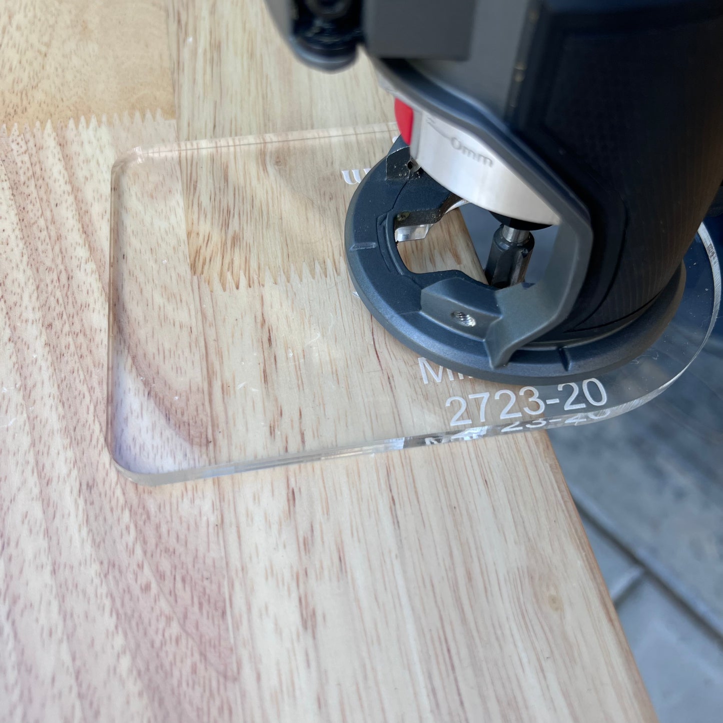 Milwaukee M18 Trim Router Base Plates