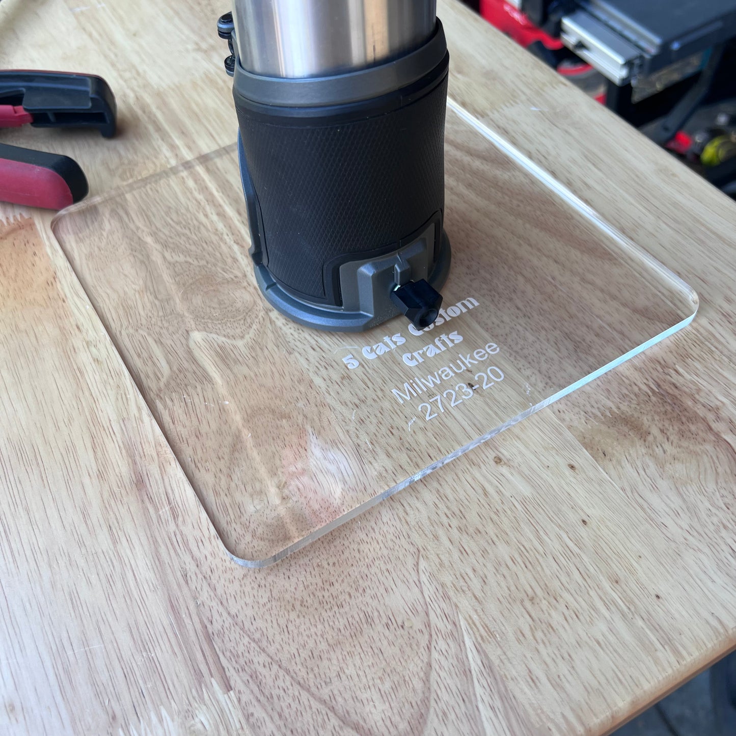 Milwaukee M18 Trim Router Base Plates