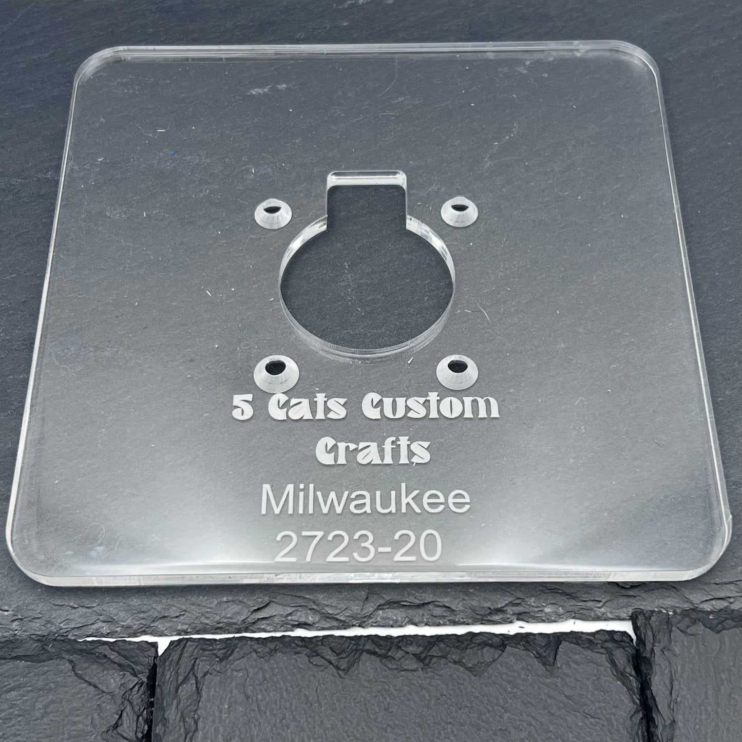 Milwaukee M18 Trim Router Base Plates