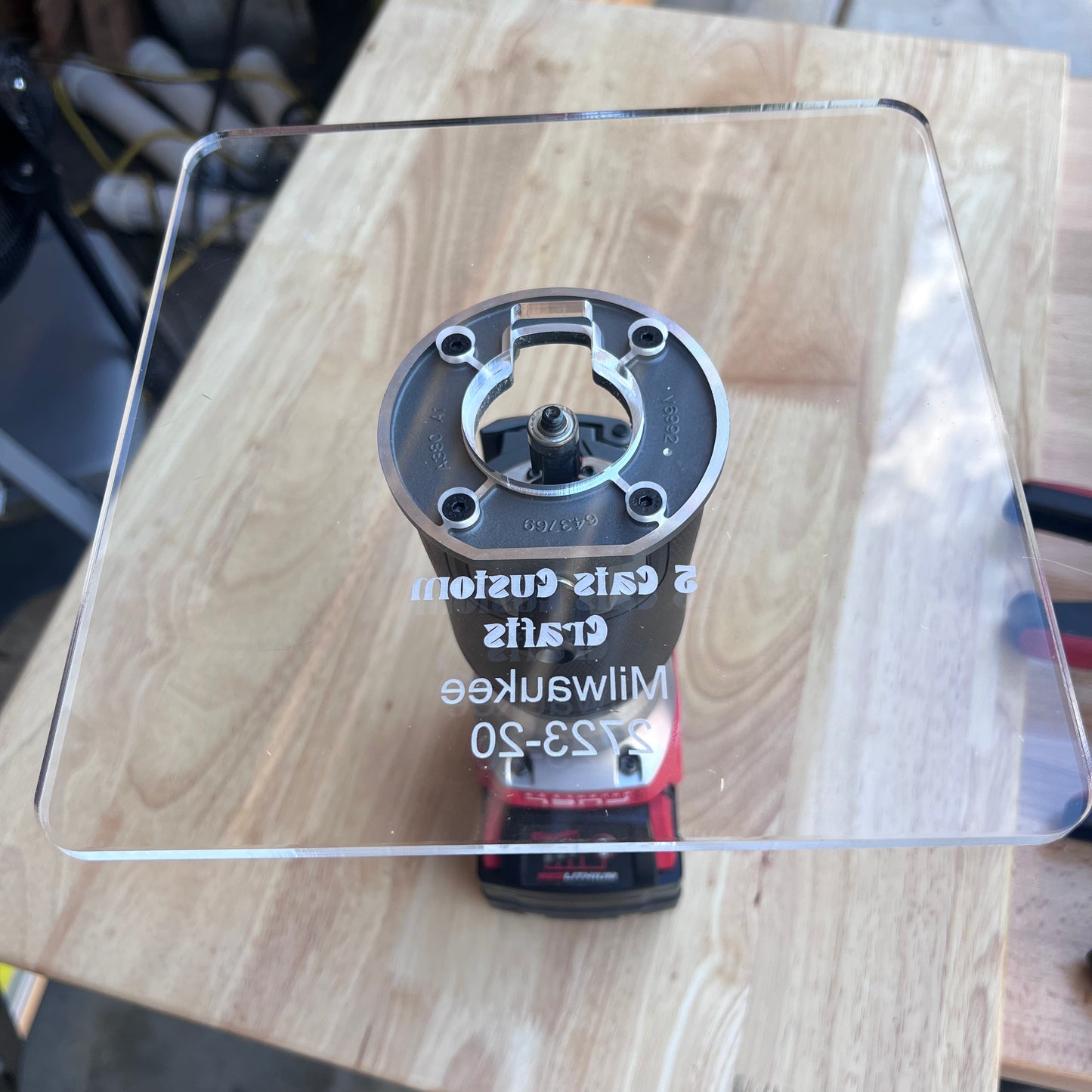 Milwaukee M18 Trim Router Base Plates