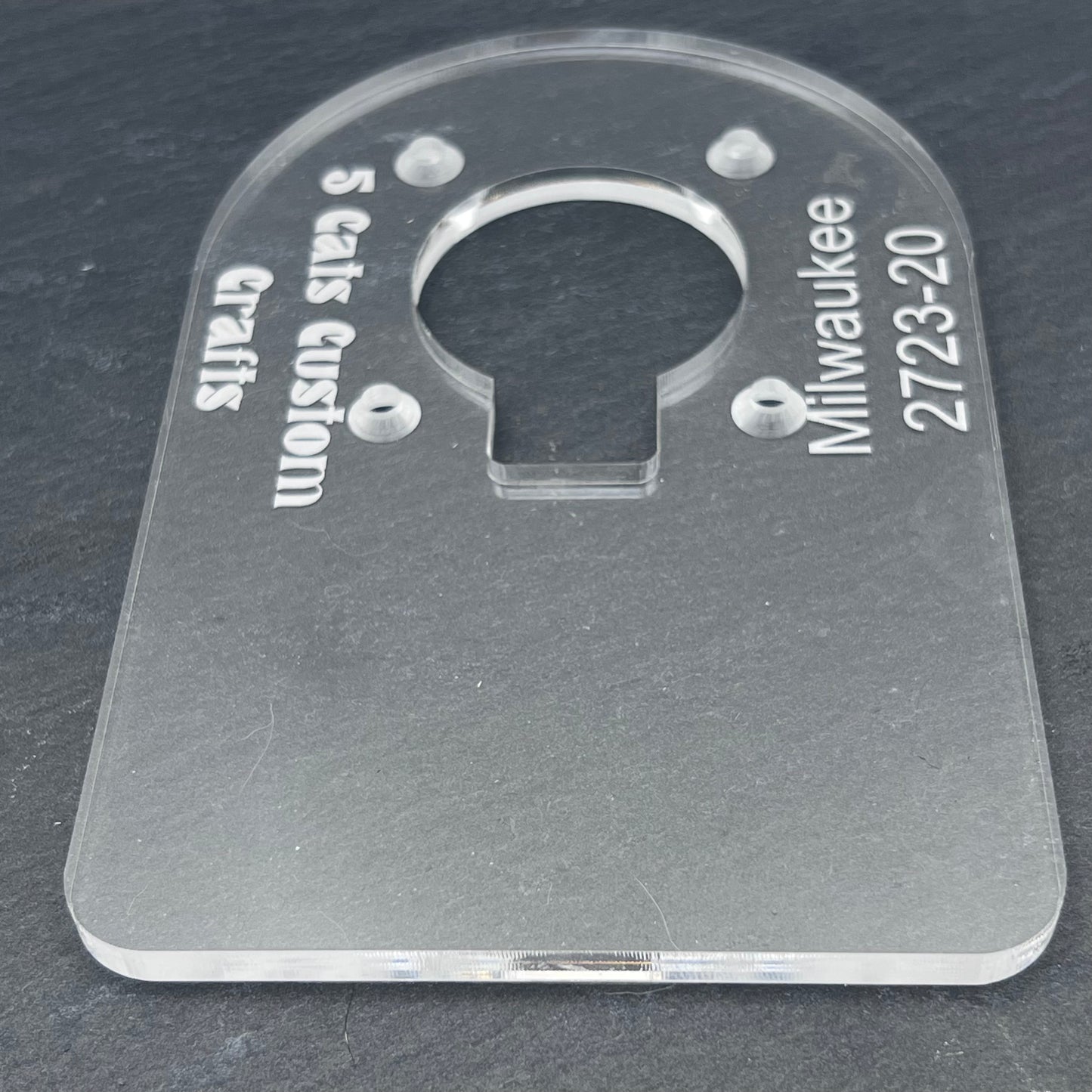 Milwaukee M18 Trim Router Base Plates