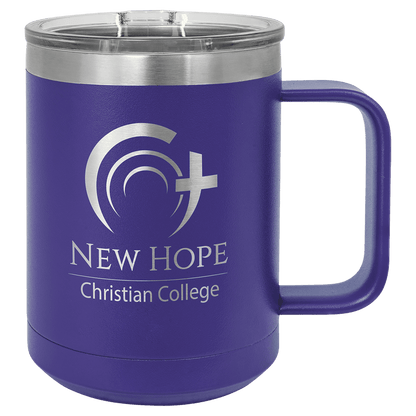 Purple Polar Camel 15 oz. Vacuum Insulated Mug with Slider Lid