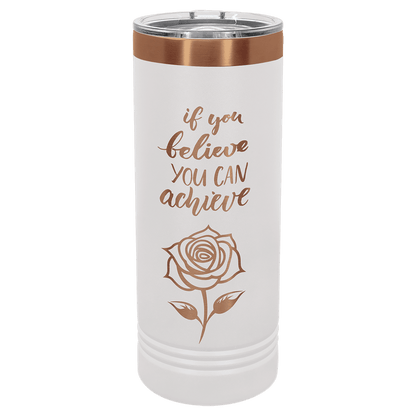 White Rose Gold Polar Camel 22 oz. Skinny Tumbler