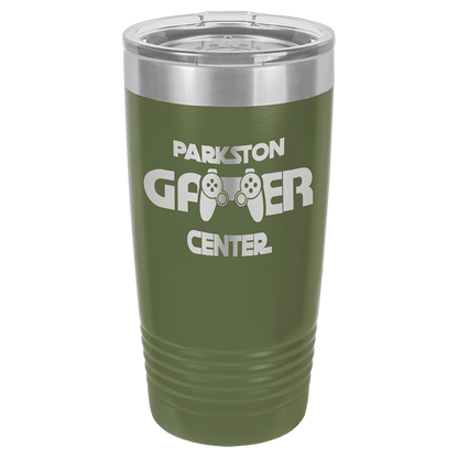 Olive Green Polar Camel 20 oz. Ringneck Tumbler with Logo Lid
