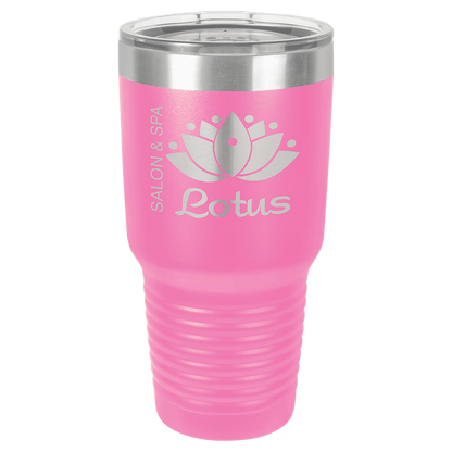 Pink Polar Camel 30 oz. Ringneck Tumbler with Logo Lid