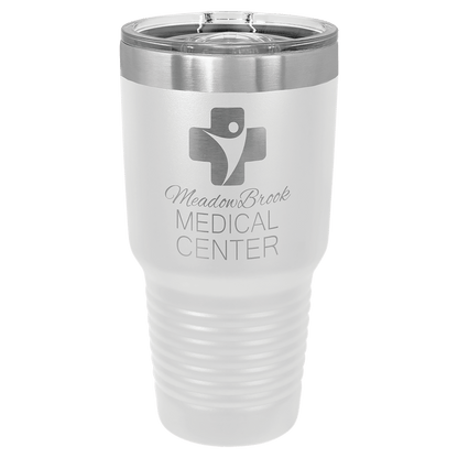 White Polar Camel 30 oz. Ringneck Tumbler with Slider Lid