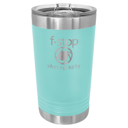 Teal Polar Camel 16 oz. Pint with Slider Lid