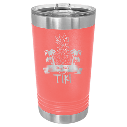 Coral Polar Camel 16 oz. Pint with Slider Lid