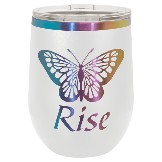 White Prism Polar Camel 12 oz. Stemless Wine Tumbler