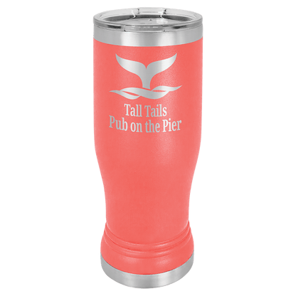 Coral 14 oz. Polar Camel Pilsner with Clear Lid
