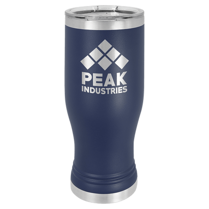 Navy Blue Polar Camel 20 oz Pilsner with Clear Lid