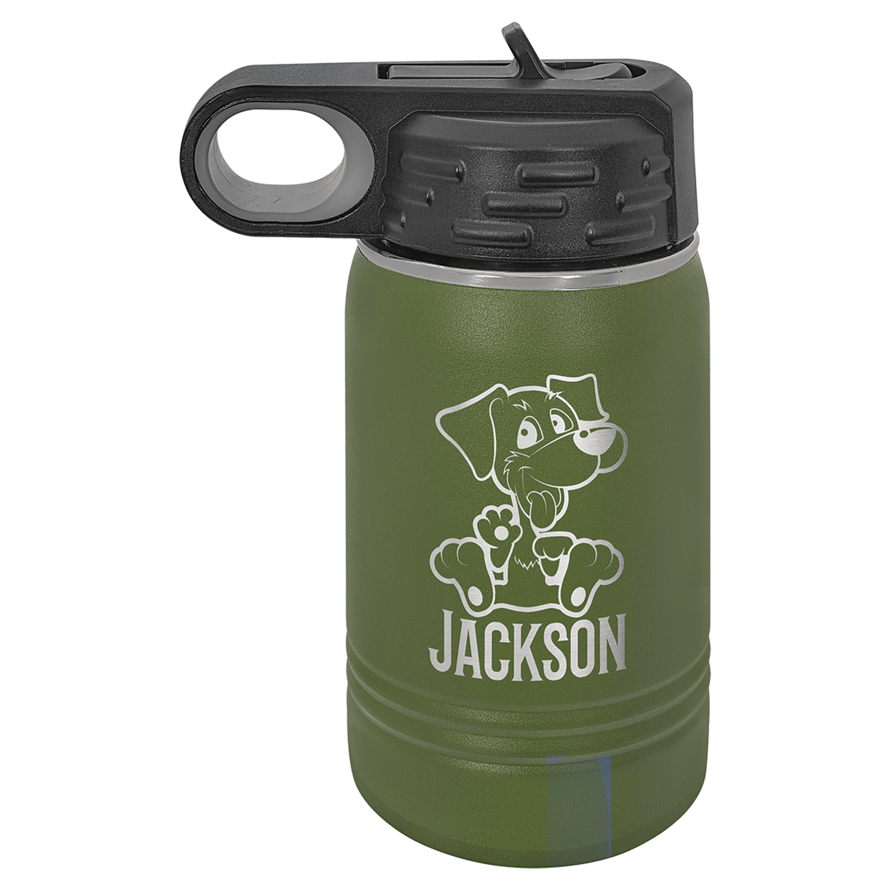 Olive Green Polar Camel 12 oz. Water Bottle