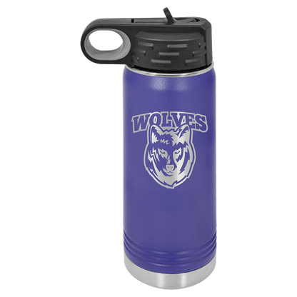 Purple Polar Camel 20 oz. Water Bottle