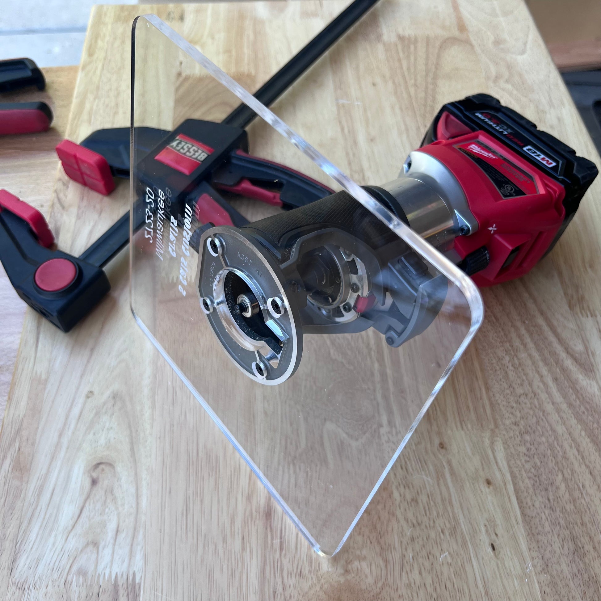 Milwaukee M18 Trim Router Base Plates – 5 Cats Custom Crafts